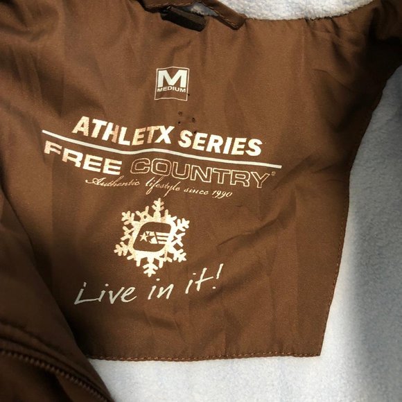 NWT Free Country Down Winter Snow Ski Bomber Vest Size M - Picture 3 of 8